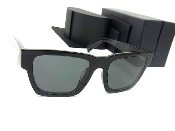 1円 ■美品■ PRADA プラダ SPR A06-F サングラス メガネ 眼鏡 レディース メンズ ブラック系 FU5229拍卖