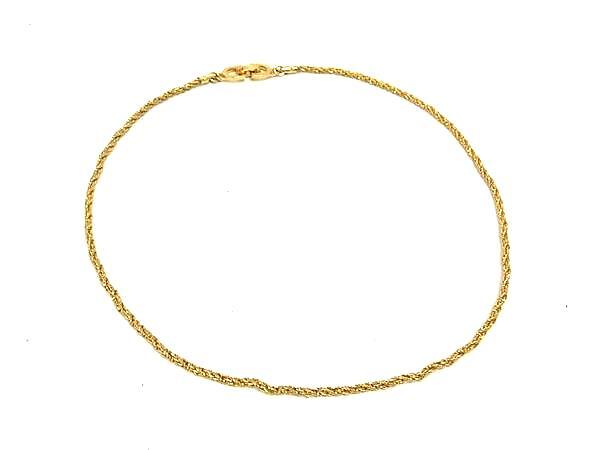 1円 ■美品■ ChristianDior クリスチャンディオール ヴィンテージ チェーン ネックレス アクセサリー レディース ゴールド系 FS6852拍卖
