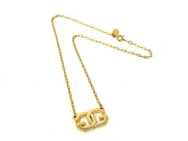 1円 ■美品■ GIVENCHY ジバンシィ ヴィンテージ ネックレス ペンダント アクセサリー レディース メンズ ゴールド系 FS6614拍卖