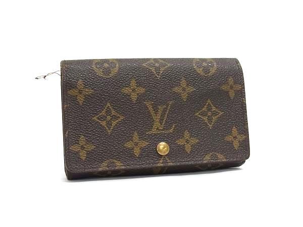 1円 LOUIS VUITTON ルイヴィトン M61730 ポルトモネ ビエトレゾール 二つ折り 財布 ウォレット レディース メンズ ブラウン系 FS6427拍卖