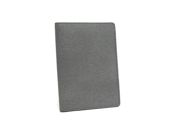 1円 ■美品■ LOUIS VUITTON ルイヴィトン M32647 タイガ クーヴェルテュール パスポール パスポートケース グレー系 FS5838拍卖