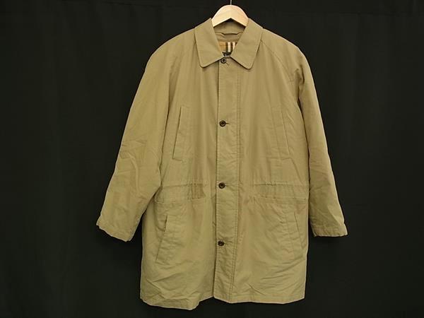 1円 ■美品■ Burberrys バーバリーズ コットン65%×ポリエステル35% ロングコート アウター 上着 洋服 メンズ ベージュ系 FP4789拍卖