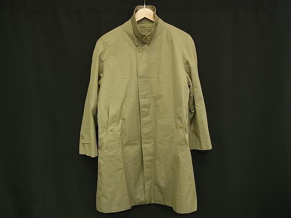 1円 ■美品■ Burberrys バーバリーズ コットン70%×ポリエステル30% ロングコート アウター 上着 洋服 メンズ グレージュ系 FP4791拍卖