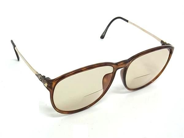 ChristianDior クリスチャンディオール 2212A 12 イワキ 度入り べっ甲調 サングラス メガネ 眼鏡 ブラウン系×ゴールド系 DK0811拍卖