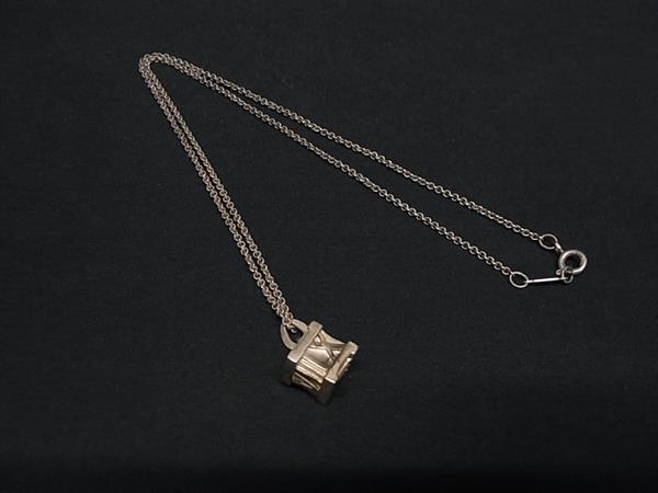 1円 TIFFANY&Co ティファニー アトラスキューブ SV925 ネックレス ペンダント アクセサリー レディース メンズ シルバー系 FM9997拍卖