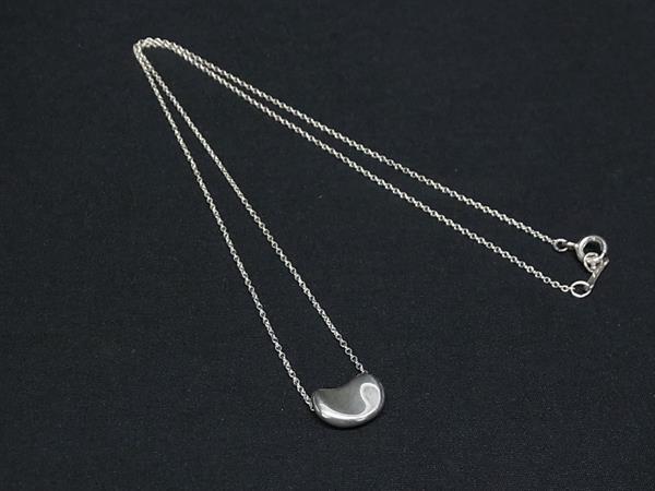 1円 TIFFANY&Co ティファニー エルサペレッティ ビーン SV925 ネックレス ペンダント アクセサリー レディース シルバー系 FV1352拍卖