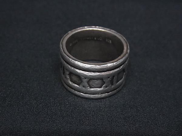 1円 TIFFANY&Co ティファニー アトラス SV925 リング 指輪 アクセサリー 約8号 レディース メンズ シルバー系 BQ1643拍卖