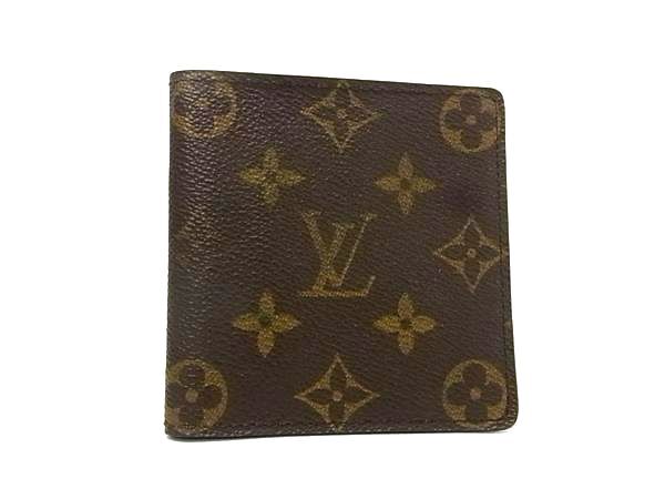 1円 LOUIS VUITTON ルイヴィトン M60929 モノグラム ポルト ビエ 6カルト クレディ 二つ折り 財布 ウォレット 小銭入れ ブラウン系 FV3955拍卖