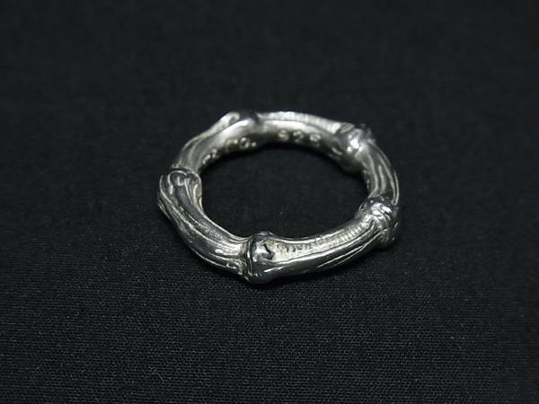 1円 ■美品■ TIFFANY&Co ティファニー 1996 バンブー SV925 リング 指輪 アクセサリー 約8号 レディース シルバー系 FV2466拍卖