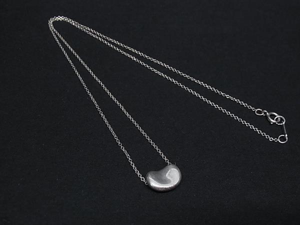 1円 TIFFANY&Co ティファニー エルサペレッティ ビーン SV925 ネックレス ペンダント アクセサリー レディース シルバー系 FR5295拍卖
