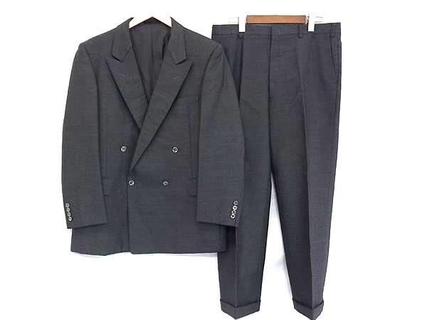 1円 ■美品■ Burberrys バーバリーズ ウール100% セットアップ スーツ ジャケット パンツ 洋服 メンズ グレー系 FL8457拍卖