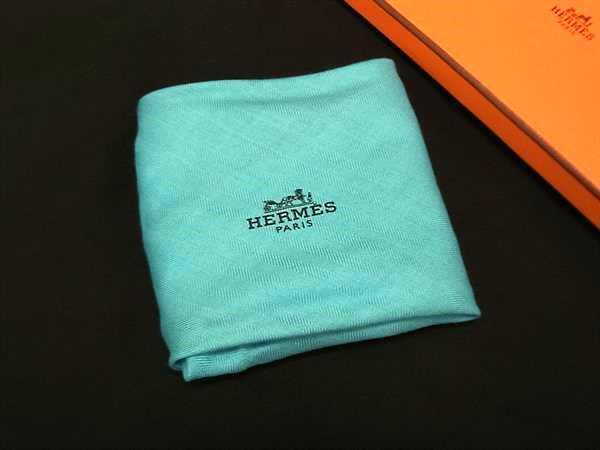 1円 ■極美品■ HERMES エルメス ロザンジュ カシミア70%×シルク30% ひし形 スカーフ ストール ショール レディース ブルー系 FU5843拍卖