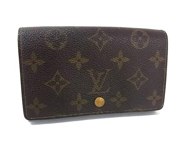 1円 LOUIS VUITTON ルイヴィトン M61730 モノグラム ポルトモネ ビエトレゾール 二つ折り 財布 ウォレット 小銭入れ ブラウン系 FT2270拍卖