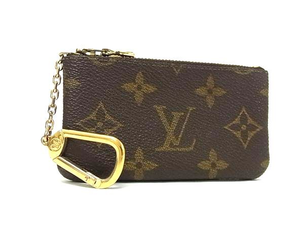 1円 LOUIS VUITTON ルイヴィトン M62650 モノグラム ポシェット クレ コインケース コインパース 小銭入れ ブラウン系 FQ3046拍卖