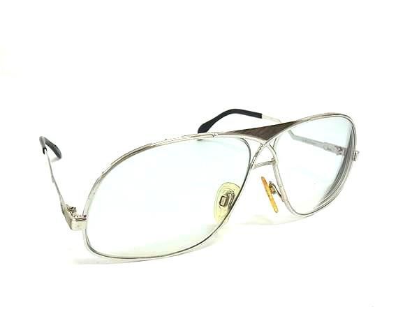 CAZAL カザール MOD737 62□11 度入り メガネ めがね 眼鏡 レディース メンズ シルバー系×ブラック系 DK7783拍卖