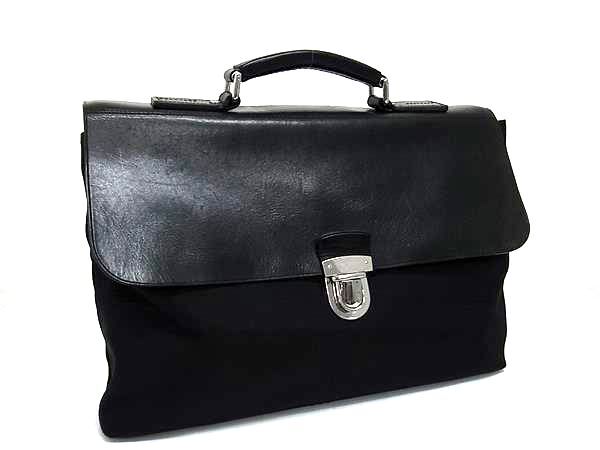 1円 TUMI トゥミ 24230D タウンハウス ベルグレイブ ナイロン×レザー ビジネスバッグ ブリーフケース メンズ ブラック系 GD0101拍卖