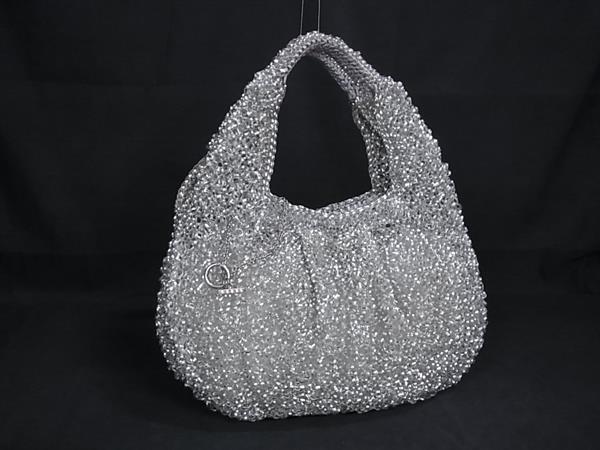 1円 ANTEPRIMA アンテプリマ ワイヤーバッグ PVCワイヤー ハンドバッグ トートバッグ レディース シルバー系 FU6333拍卖