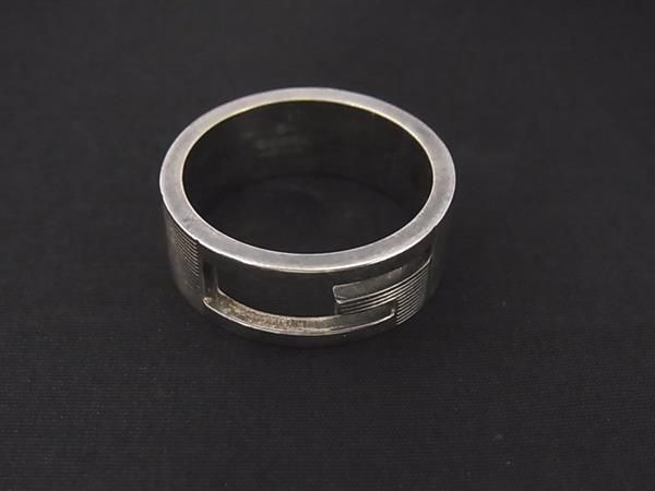1円 GUCCI グッチ ブランデッドG SV925 リング 指輪 アクセサリー 表記サイズ20 (約19号) メンズ レディース シルバー系 FS6423拍卖