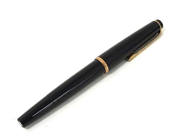 1円 MONT BLANC モンブラン No32 ペン先 K14 585 14金 万年筆 筆記用具 文房具 メンズ レディース ブラック系×ゴールド系 FP8896拍卖