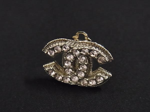 1円 ■美品■ CHANEL シャネル ココマーク 08C 片耳のみ クリップ式 イヤリング アクセサリー ゴールド系×ピンク系 FR6799拍卖