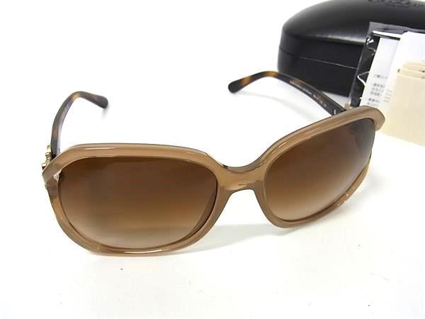 1円 ■新品同様■ COACH コーチ 526574 フラワー サングラス メガネ 眼鏡 レディース クリアベージュ系 BT0084拍卖