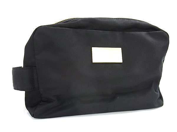 ■美品■ CHANEL シャネル ココマーク ナイロン ポーチ マルチケース 小物入れ レディース ブラック系 DK7792拍卖