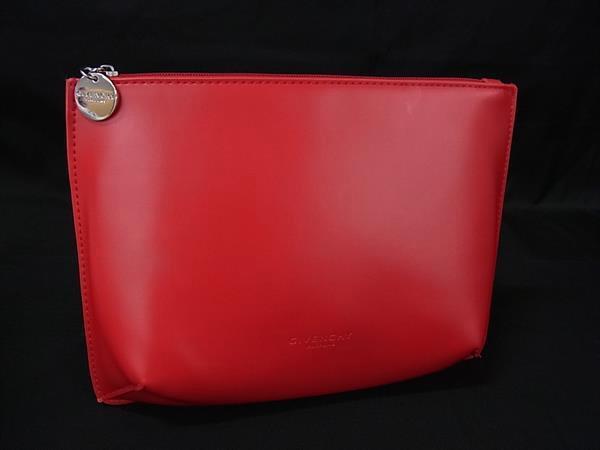 ■美品■ GIVENCHY ジバンシィ レザー マルチポーチ マルチケース 小物入れ メイクポーチ レディース ピンク系 DJ4657拍卖