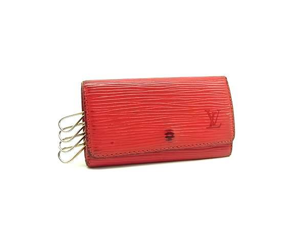 LOUIS VUITTON ルイヴィトン M63827 エピ ミュルティクレ4 4連 キーケース 鍵入れ レディース メンズ カスティリアンレッド DJ3123拍卖