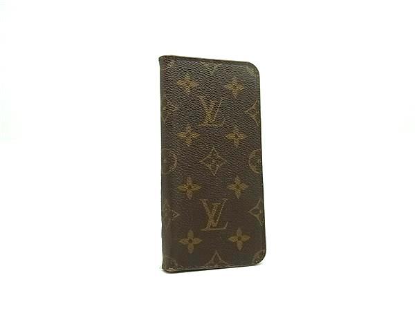 LOUIS VUITTON ルイヴィトン M63401 モノグラム フォリオ iPhone7plus/8plus 対応 スマホケース ブラウン系 DJ5081拍卖