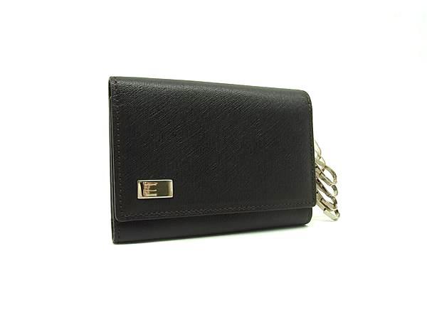■美品■ dunhill ダンヒル サイドカー レザー 6連 キーケース 鍵入れ メンズ ダークブラウン系 DJ5505拍卖