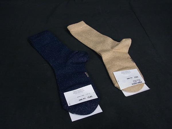 ■新品■未使用■ ChristianDior ディオール コットン 靴下 ソックス 2点セット ベージュ系×ネイビー系 DK8136拍卖