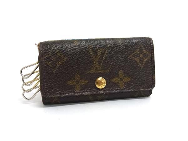 LOUIS VUITTON ルイヴィトン M62631 モノグラム ミュルティクレ6 6連 キーケース 鍵入れ ブラウン系 DJ8876拍卖