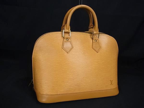 1円 ■美品■ LOUIS VUITTON ルイヴィトン M52149 エピ アルマ ハンドバッグ トートバッグ レディース メンズ タッシリイエロー EA3413拍卖
