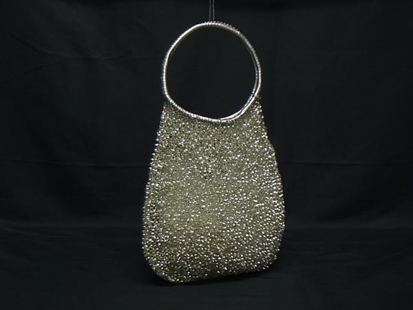 1円 ANTEPRIMA アンテプリマ PVCワイヤー ワイヤーバッグ ハンドバッグ トートバッグ レディース シルバー系 GD0029拍卖