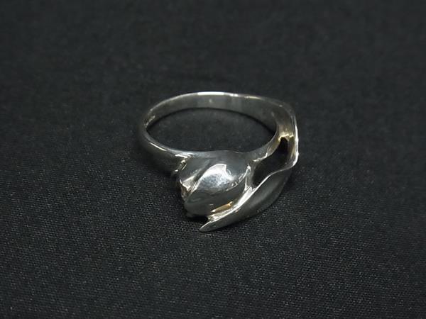 1円 ■美品■ TIFFANY&Co ティファニー SV925 チューリップモチーフ リング 指輪 アクセサリー 約9号 レディース シルバー系 FV1324拍卖