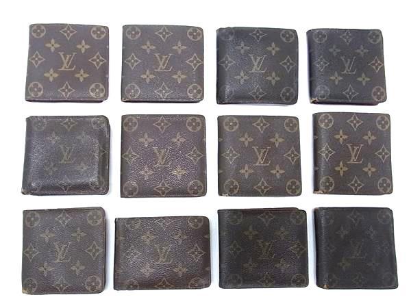 1円 LOUIS VUITTON ルイヴィトン モノグラム 二つ折り 財布 等 ウォレット 小銭入れ 札入れ カード入れ 12点セット まとめ売り DB3127拍卖