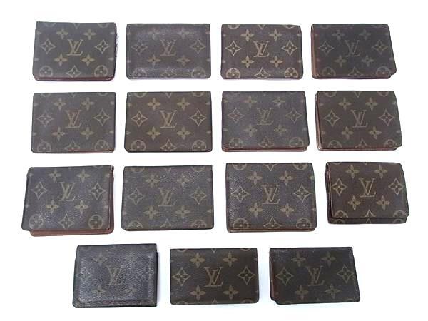 1円 LOUIS VUITTON ルイヴィトン モノグラム カードケース パスケース カード入れ 定期入れ 名刺入れ 等 15点セット まとめ売り DB3128拍卖