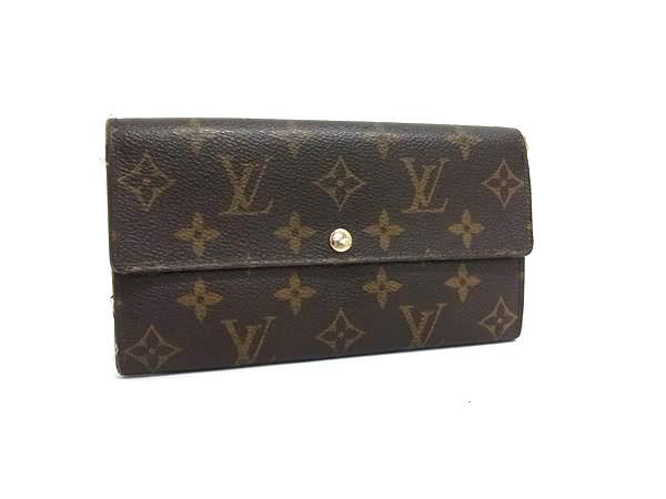 1円 LOUIS VUITTON ルイヴィトン M61734 モノグラム ポルトフォイユ サラ 二つ折り 長財布 ウォレット 小銭入れ 札入れ ブラウン系FT3000拍卖