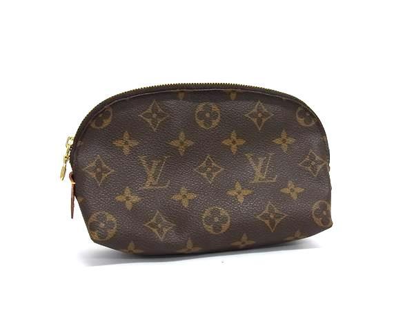 1円 ■美品■ LOUIS VUITTON ルイヴィトン M47515 モノグラム ポシェット コスメティック マルチポーチ 小物入れ ブラウン系 FT3046拍卖