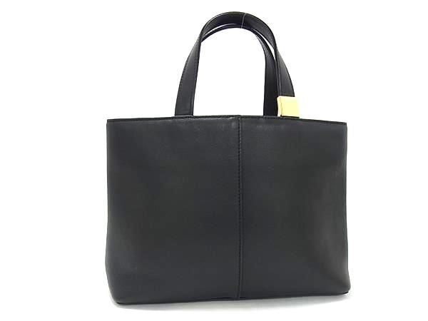 1円 ■美品■ BURBERRY バーバリー レザー ハンドバッグ トートバッグ レディース ブラック系 FU6750拍卖