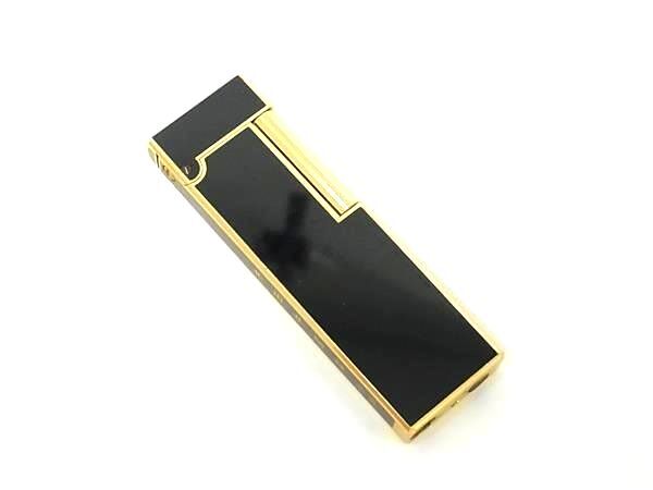 ■美品■ Colibri コリブリ ライター 高級ガスライター ローラーガスライター 喫煙具 喫煙グッズ ブラック系×ゴールド系 DK4316拍卖