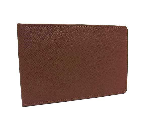 ■美品■ LOUIS VUITTON ルイヴィトン タイガ パスケース カードケース カード入れ 定期入れ メンズ レディース ブラウン系 DK5395拍卖