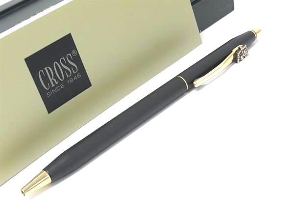 ■極美品■ CROSS クロス ディズニー コラボ ミッキーマウス ツイスト式 ボールペン 筆記用具 文房具 ブラック系×ゴールド系 DK3877拍卖