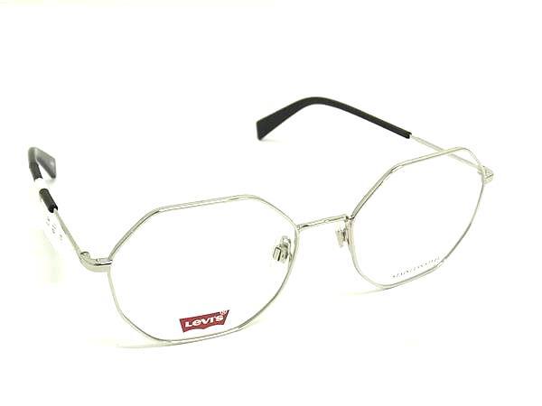 ■美品■ Levi’s リーバイス LV1040 010 145 メガネ 眼鏡 めがね レディース メンズ シルバー系 DK1739拍卖