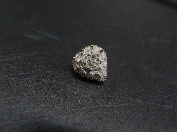 SWAROVSKI スワロフスキー クリスタル ハート 片耳のみ ピアス アクセサリー レディース ゴールド系 DJ6888拍卖