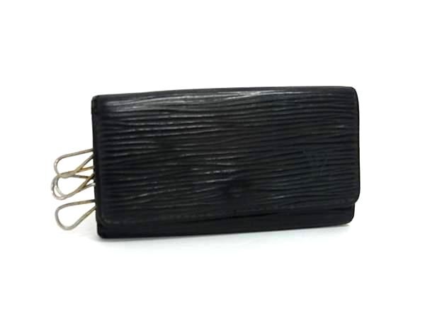 LOUIS VUITTON ルイヴィトン M63822 エピ ミュルティクレ4 4連 キーケース 鍵入れ ノワール ブラック系 DK0005拍卖