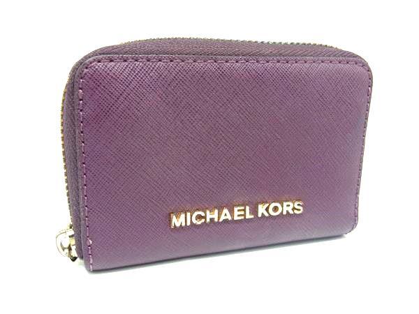 ■美品■ MICHAEL KORS マイケルコース レザー コインケース コインパース 小銭入れ ブラウン系 DJ6646拍卖