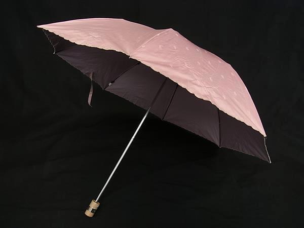 RALPH LAUREN ラルフローレン 2段折り 折りたたみ傘 日傘 高級傘 アンブレラ レディース ピンク系 DJ7273拍卖
