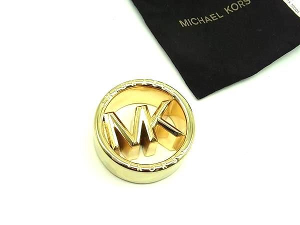 ■美品■ MICHAEL KORS マイケルコース ペーパーウェイト オブジェ インテリア ゴールド系 DJ5034拍卖