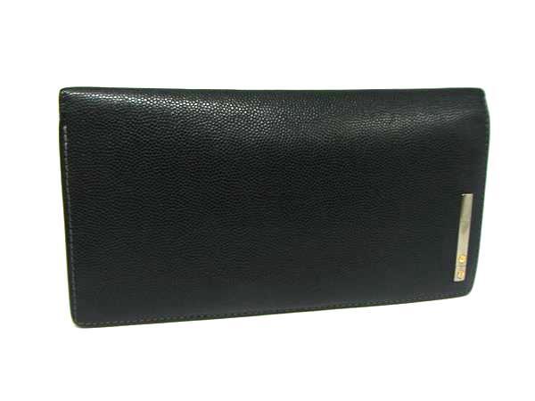 Cartier カルティエ サントス レザー 二つ折り 長財布 ウォレット 札入れ カード入れ メンズ ブラック系 DJ5729拍卖